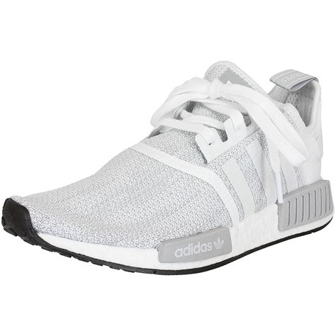 adidas herren nmd r1 fitnessschuhe weiß grau|Adidas NMD.